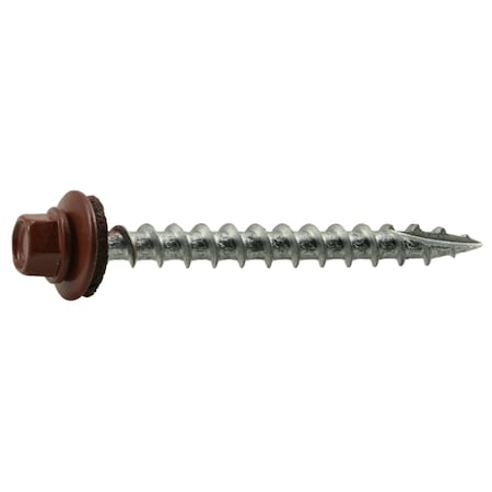 Buildright Self-Drilling Screw, #10 x 2 in, Painted Steel Flange Hex Head External Hex Drive, 72 PK 51827